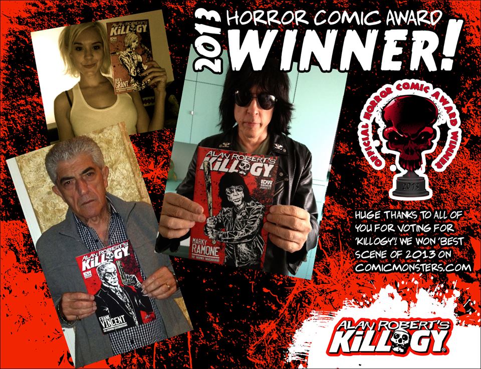 Vote for Alan Robert's KILLOGY Comic